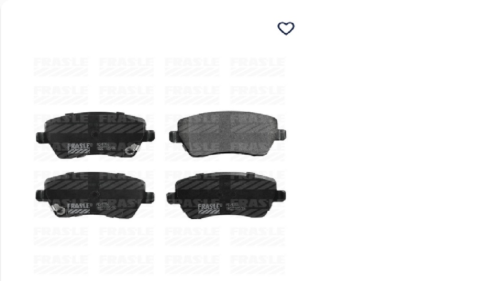 [PD/1386] LINEA LIVIANA - PASTILLAS DE FRENO - FRAS-LE - DUSTER-KANGOO-LOGAN-SANDERO-CLIO-CLIO MIO-NISSAN MARCH POS.1075