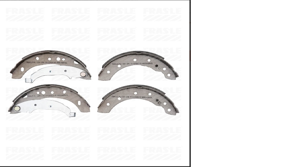 [PG/209-CPA PATIN FRENO] LINEA LIVIANA - PATINES DE FRENOS - FRAS-LE - PEUGEOT 206 1.4/1.6 99/13 - 207 1.4/1.6 08/... 205MM
