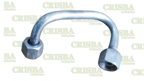 [W4372] REPUESTOS (BC) - REPUESTOS LINEA PESADA - CRISBA FLEX./C.COMPR./VARIOS - TUBO REFRIGERACION COMPRESOR M BENZ OM 457/449