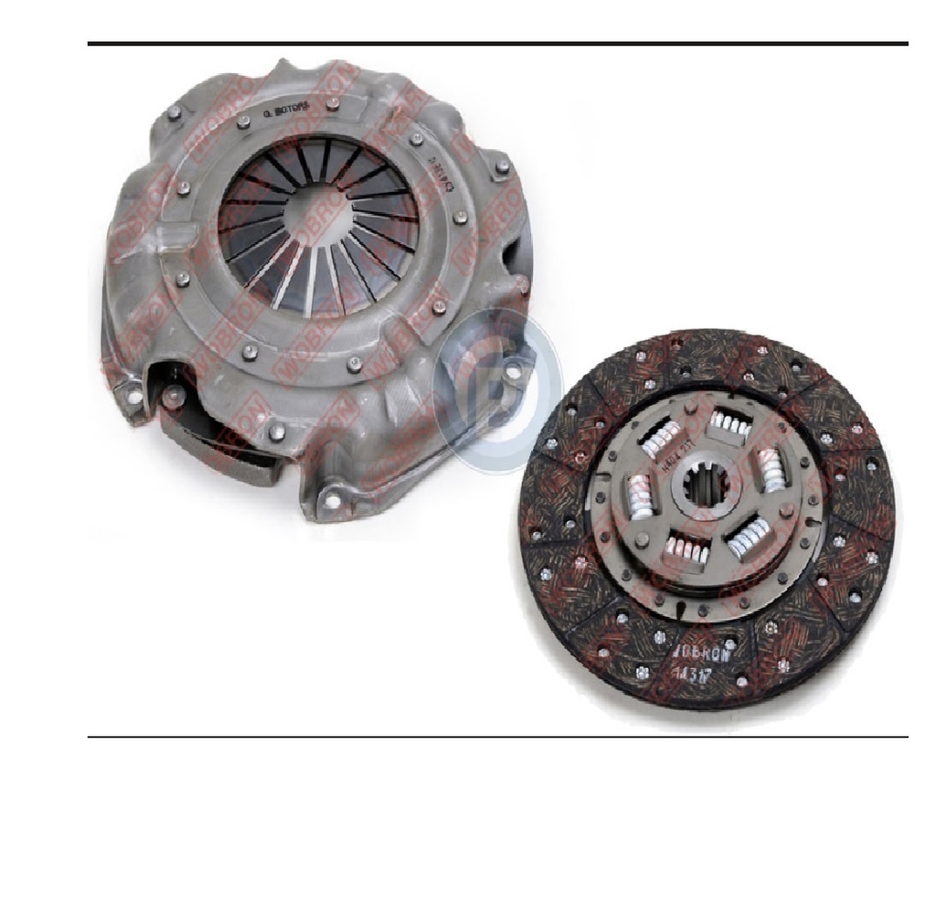 [77226-WC026/47] LINEA LIVIANA - KIT EMBRAGUE - WOBRON - CONJUNTO FORD F100 NAFTA 10" DIAFRAGMA SIN CRAPODINA