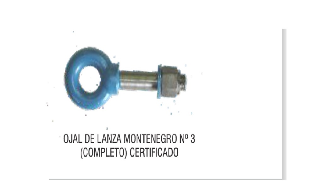 [15145] [15145] LINEA PESADA - REPUESTOS LINEA PESADA - WHEEL - OJAL DE LANZA Nº 3 VASTAGO Nº 4 SALTO CERTIFICADO ACOPLADOS 3/4 EJES