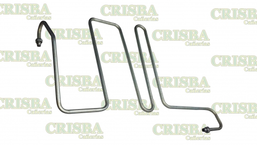 [W4471] REPUESTOS (BC) - REPUESTOS LINEA PESADA - CRISBA FLEX./C.COMPR./VARIOS - CAÑO COMPRESOR 2DO. TRAMO M BENZ 1624L OM457