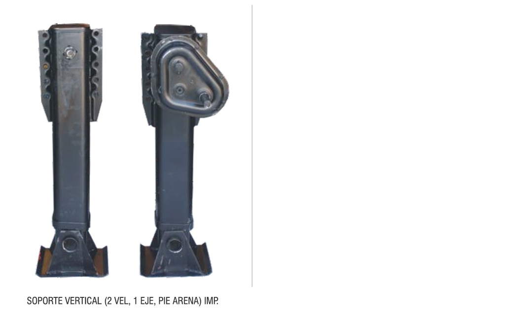 [16370] [16370] LINEA PESADA - REPUESTOS LINEA PESADA - WHEEL - PATA DE APOYO ESTANDAR (2 VEL,1EJE,PIE DE ARENA)