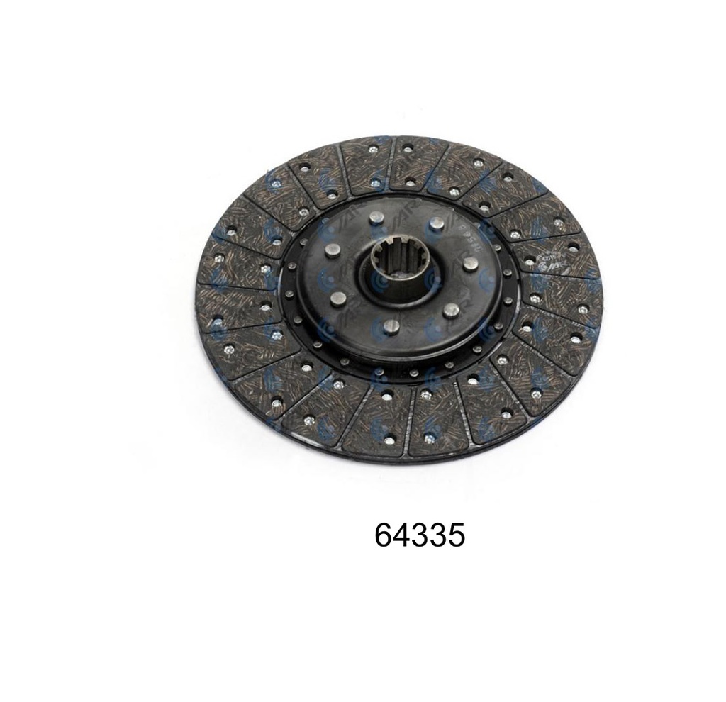 [64335] LINEA PESADA - DISCOS EMBRAGUE - IAR-METAL - FORD 350-600 - DODGE DP100-DP200 MOTOR PERKINS 11" CENTRO GOMA