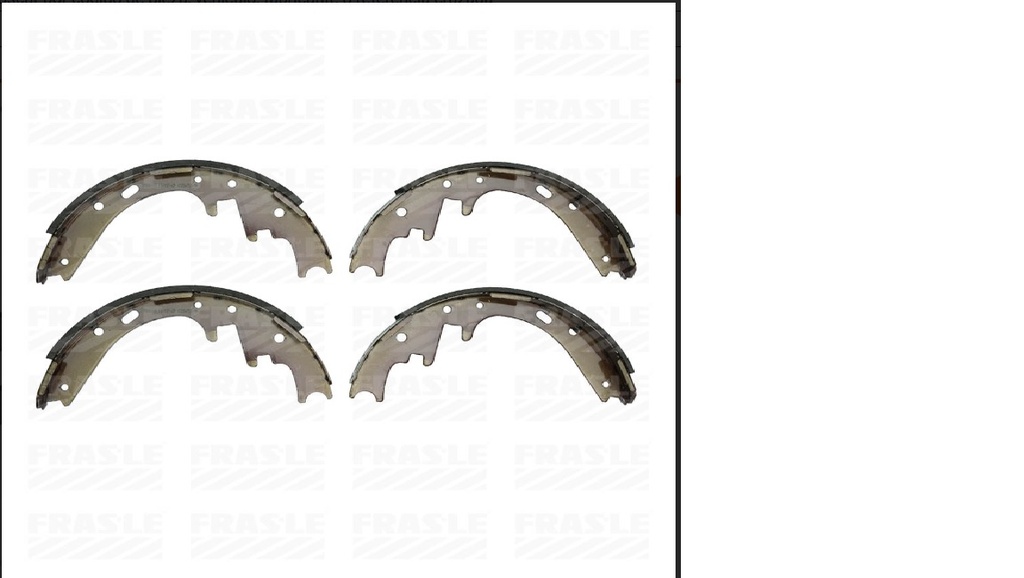 [FD/137-XX-CP PATIN FRENO] [FD/137-XX-CP PATIN FRENO] REPUESTOS Y ACCESORIOS - PATINES DE FRENOS - FRAS-LE - FORD F100-RANGER 1998/2005 JGO. CUATRO PATINES FRENO C/CINTA 2DA.