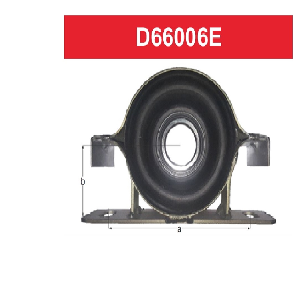 [D66006E] LINEA LIVIANA - CENTRO DE CARDAN - DBH - FORD TRANSIT 2.5 1992/1999 - 2.4CC 2000/2004 RULEMAN 30MM