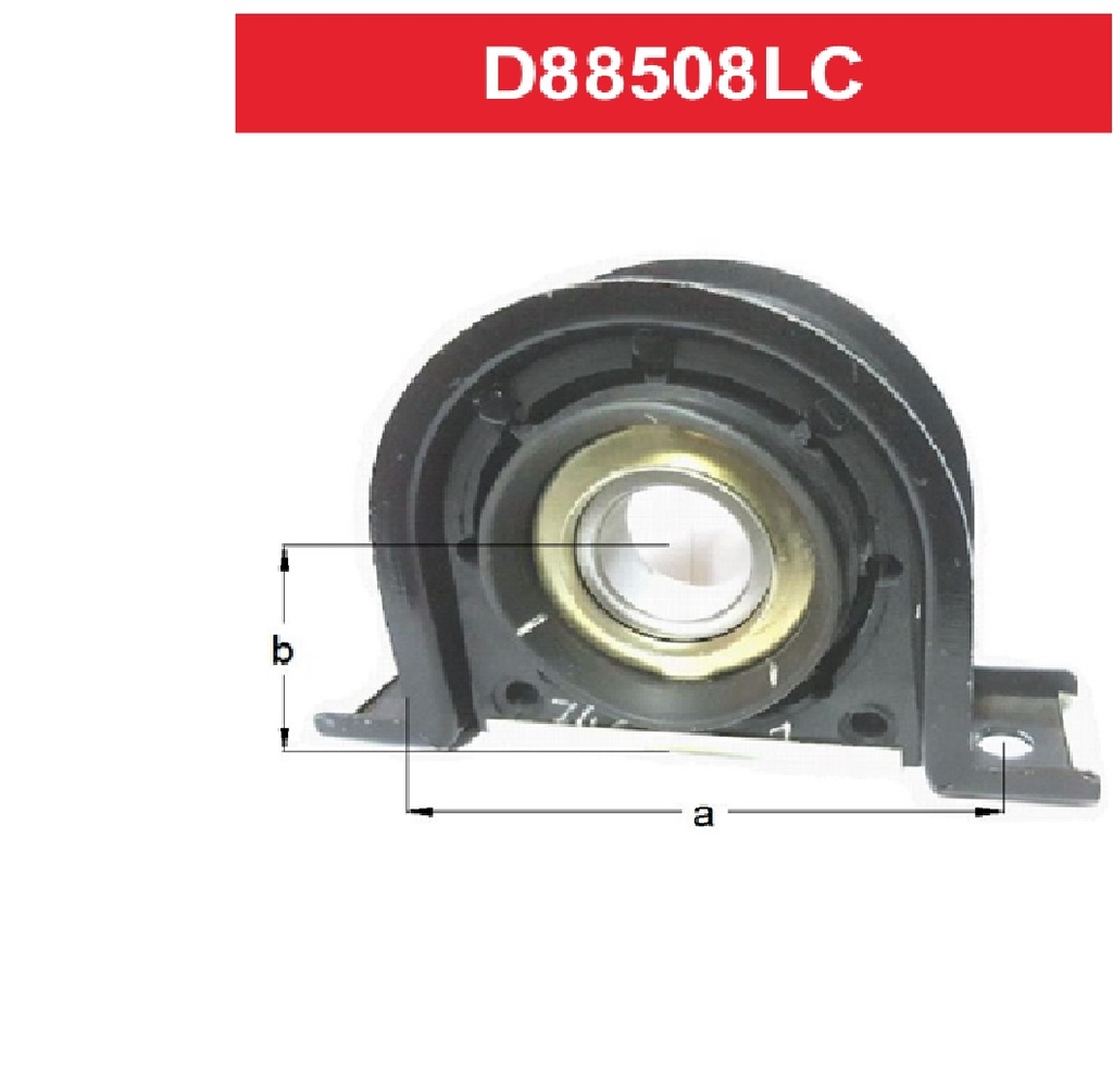 [D88508LC] LINEA PESADA - CENTRO DE CARDAN - DBH - CHRYSLER-FORD-DODGE-VW-IVECO RODAMIENTO 40 MM C/SOPORTE Y ALEMITE