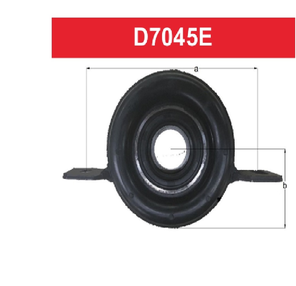 [D7045E] LINEA LIVIANA - CENTRO DE CARDAN - DBH - MAZDA PICK-UP 4X2 RULEMAN 28MM