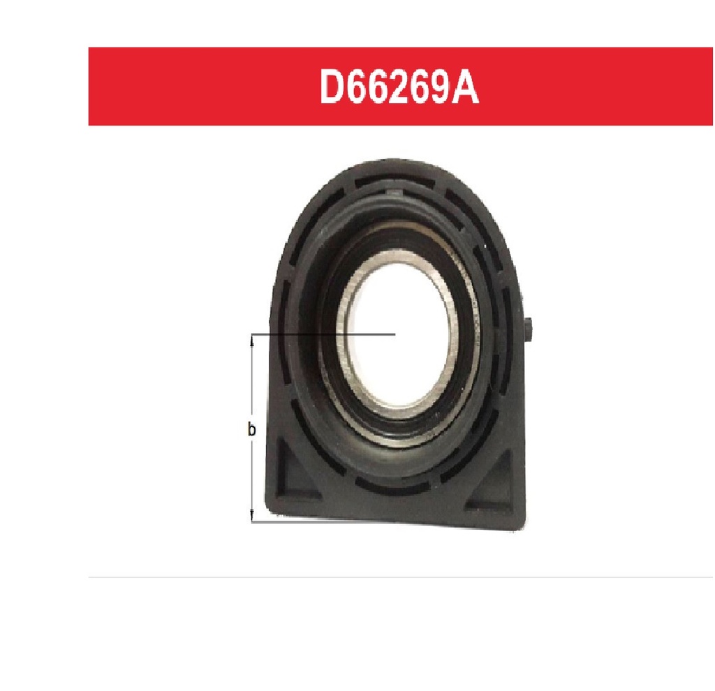 [D66269A] LINEA LIVIANA - CENTRO DE CARDAN - DBH - VW AMAROK SIN SOPORTE RUELMAN 45MM