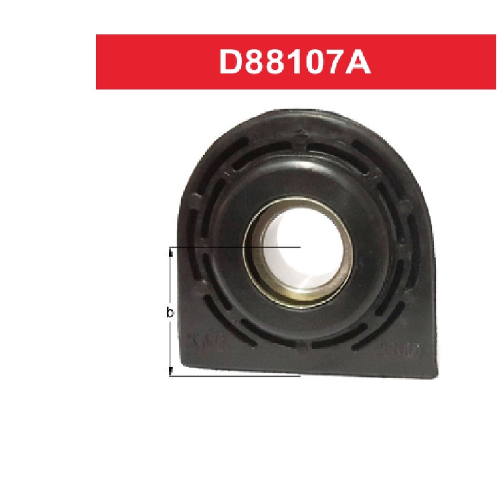 [D88107A] LINEA PESADA - CENTRO DE CARDAN - DBH - FORD 350-600-400-DODGE 400-VW 7100-8100-IVECO DAILY RODA.35MM S/OPORTE