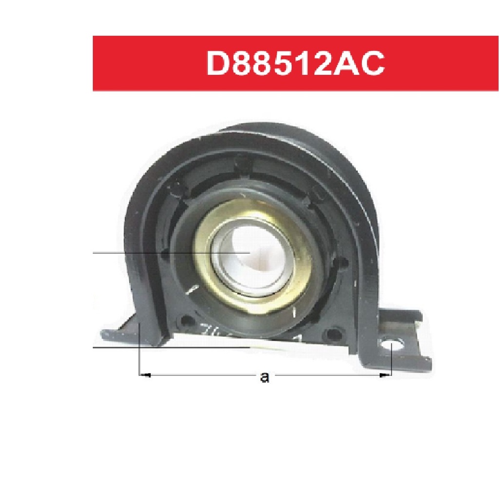 [D88512AC] LINEA PESADA - CENTRO DE CARDAN - DBH - M BENZ 1634-1938-VOLVO-FORD CARGO 1730-1832-1932-IVECO 60MM C/SOPORTE