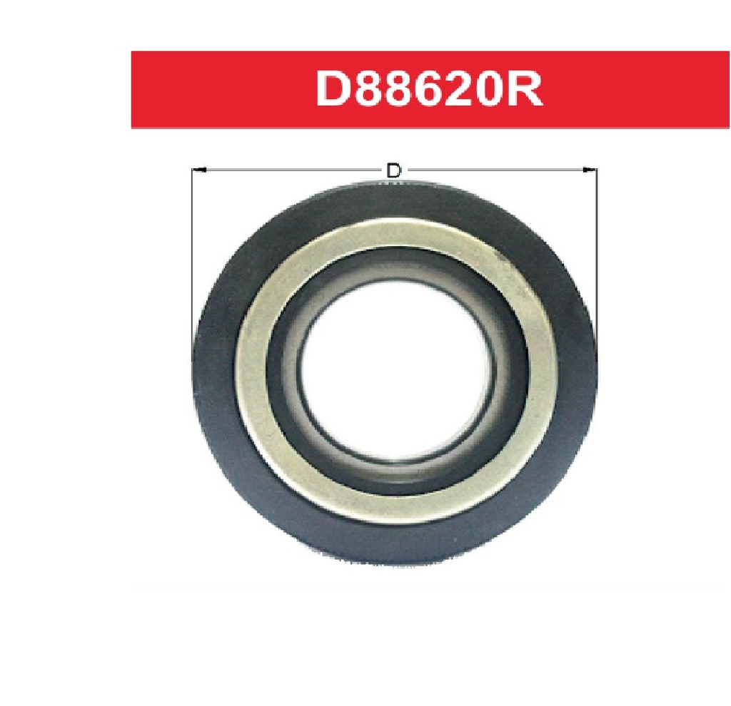 [D88620R] LINEA PESADA - CENTRO DE CARDAN - DBH - M BENZ: 608-1112-1114-1215-1517-1518 • BUS OF 1214 RODAMIENTO 40MM